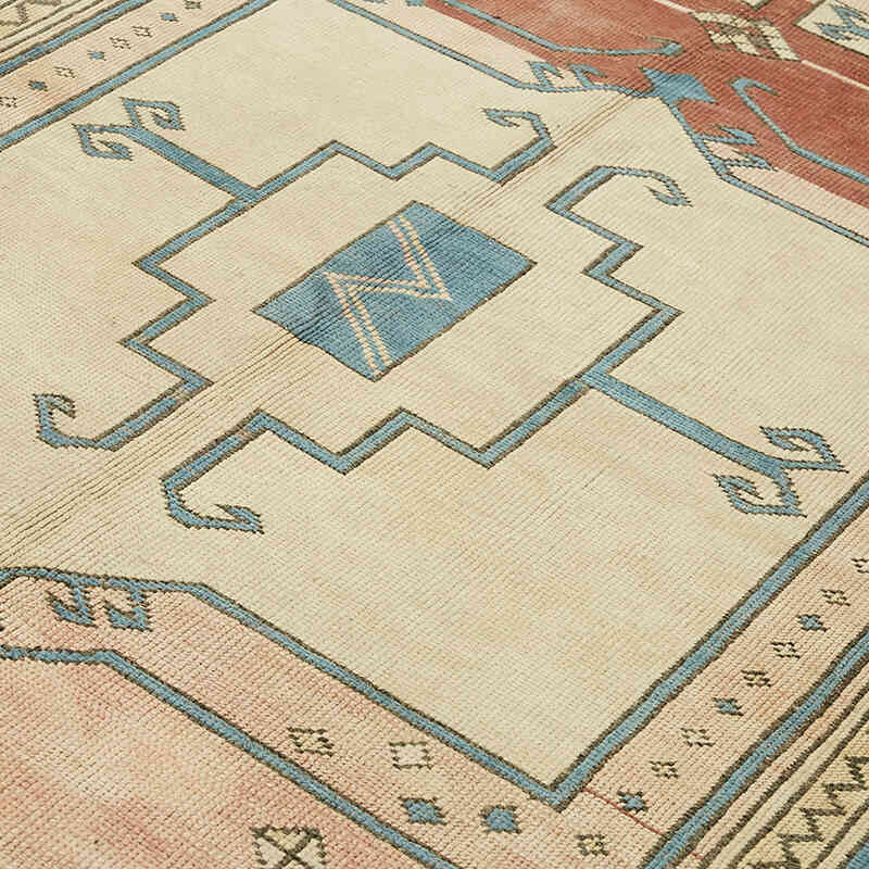 Vintage Hand-Knotted Oriental Rug - 7' 10" x 11' 11" (94" x 143") - K0075844