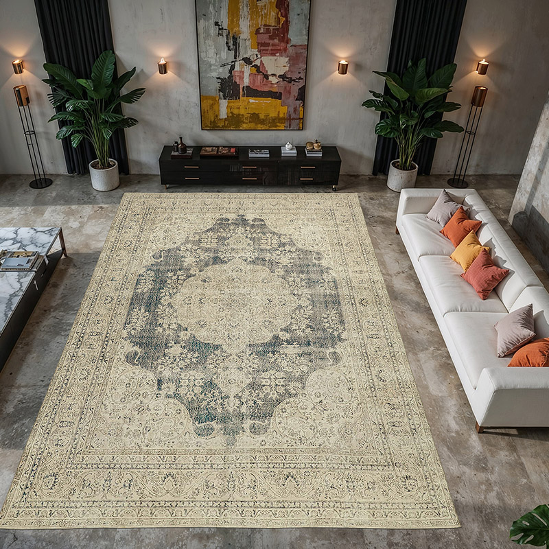 Alfombra Oriental Vintage Anudada a Mano - 300 cm x 422 cm - K0075849