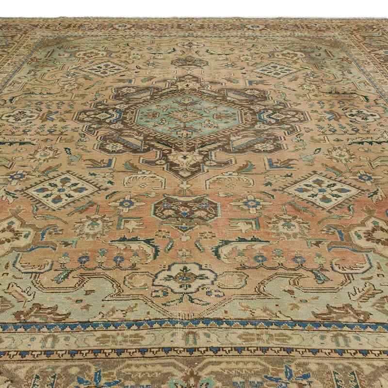 Alfombra Vintage Turca Anudada a Mano - 313 cm x 367 cm - K0075853