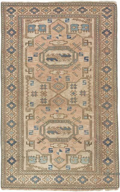 Vintage Turkish Hand-Knotted Rug - 2' 5" x 3' 10" (29" x 46")