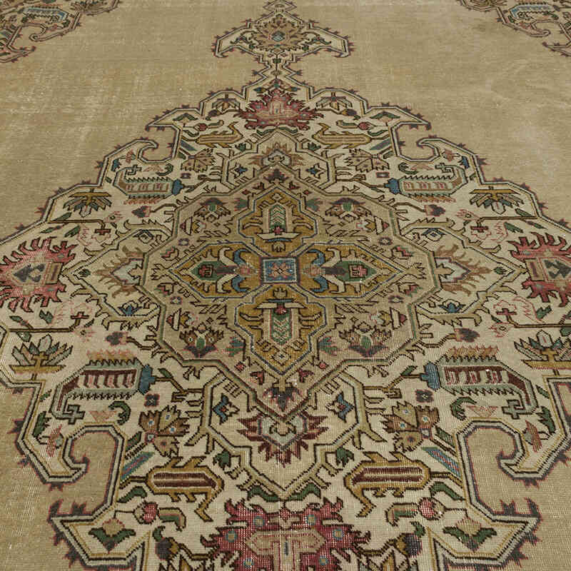 Vintage Turkish Hand-Knotted Rug - 11' 2" x 13' 2" (134" x 158") - K0075868
