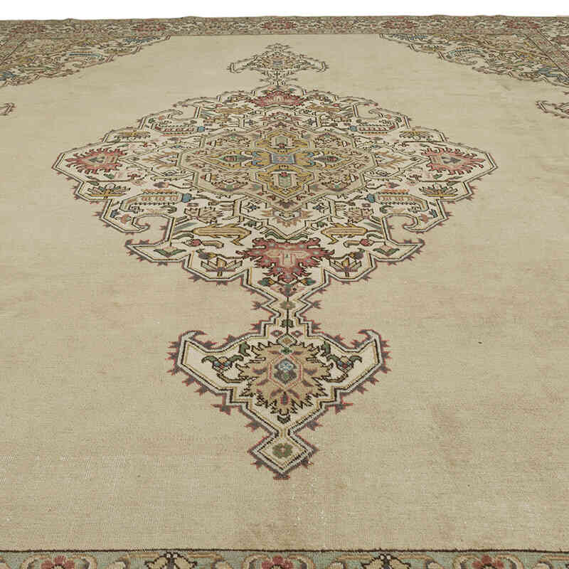 Vintage Turkish Hand-Knotted Rug - 11' 2" x 13' 2" (134" x 158") - K0075868