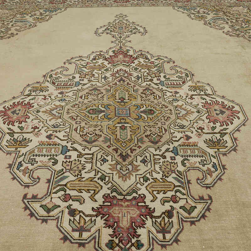 Vintage Turkish Hand-Knotted Rug - 11' 2" x 13' 2" (134" x 158") - K0075868
