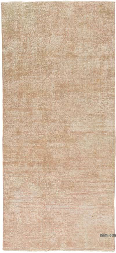 Vintage Turkish Hand-Knotted Rug - 4' 1" x 8' 11" (49" x 107")