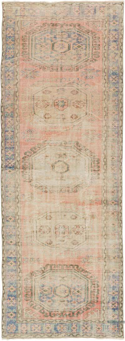 Vintage Turkish Hand-Knotted Rug - 4' 3" x 11' 6" (51" x 138")