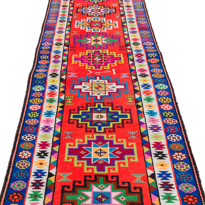 Alfombra Vintage de pasillo - 85 cm x 396 cm - K0075889