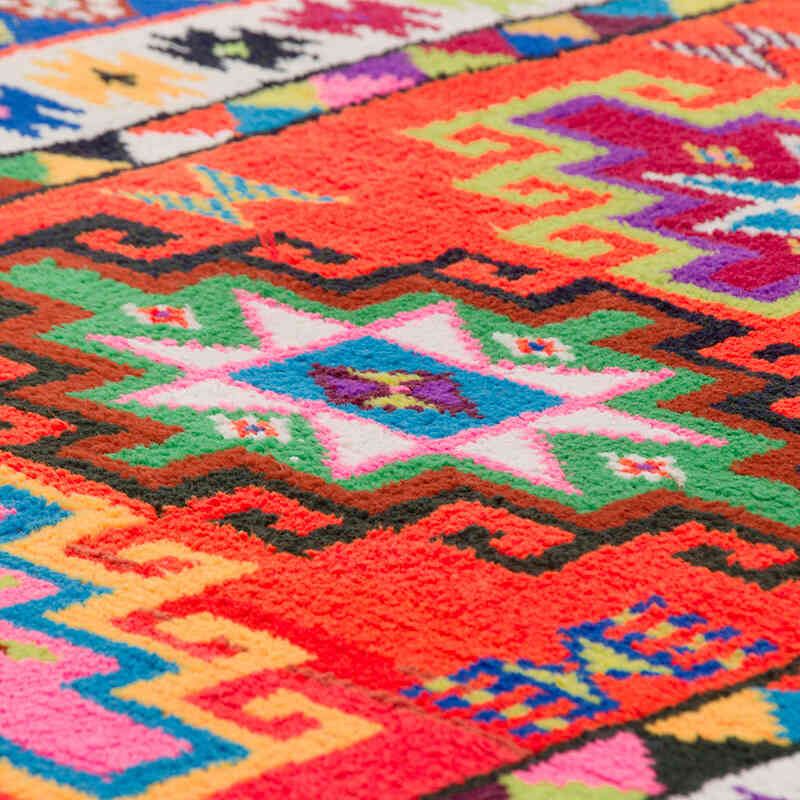 Alfombra Vintage de pasillo - 85 cm x 396 cm - K0075889