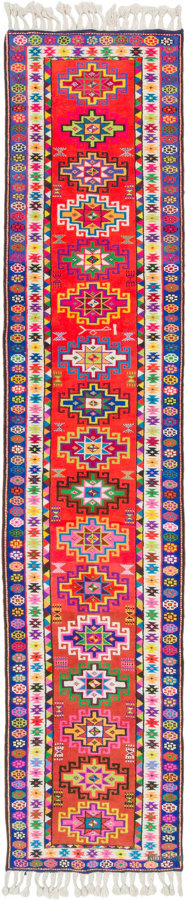 Alfombra Vintage de pasillo - 85 cm x 396 cm - K0075889