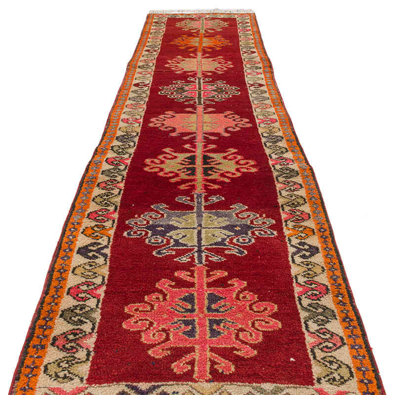 Vintage Tribal Runner Rug - 2' 9" x 11' 11" (33" x 143") - K0075890