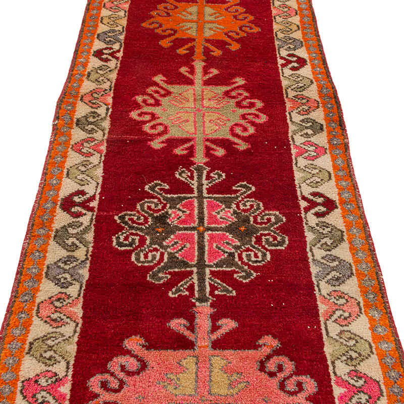 Vintage Tribal Runner Rug - 2' 9" x 11' 11" (33" x 143") - K0075890