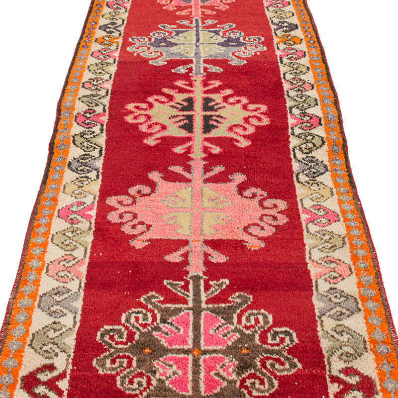 Vintage Tribal Runner Rug - 2' 9" x 11' 11" (33" x 143") - K0075890