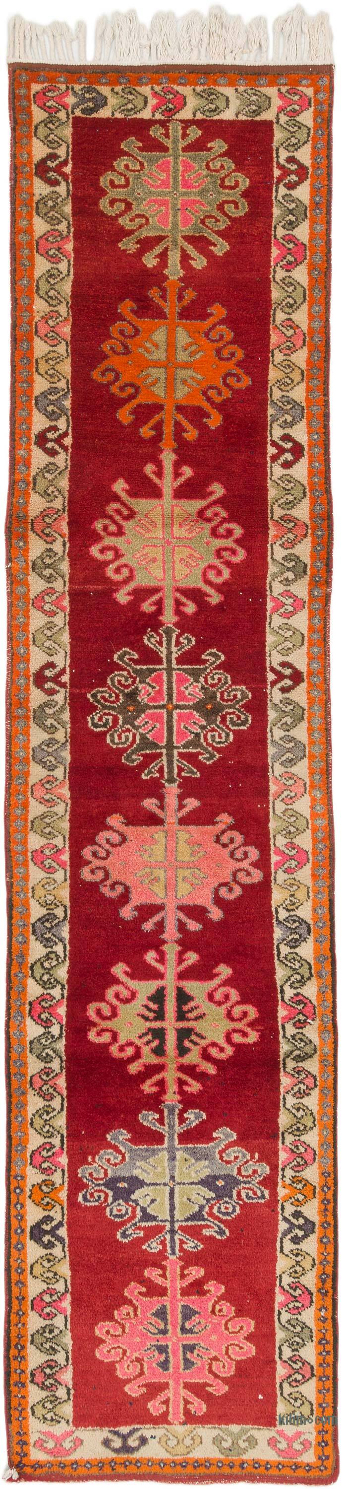 Vintage Tribal Runner Rug - 2' 9" x 11' 11" (33" x 143") - K0075890
