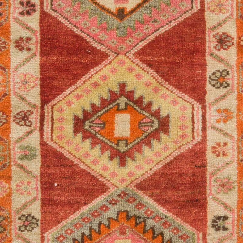 Vintage Tribal Runner Rug - 2' 10" x 14' 10" (34" x 178") - K0075892