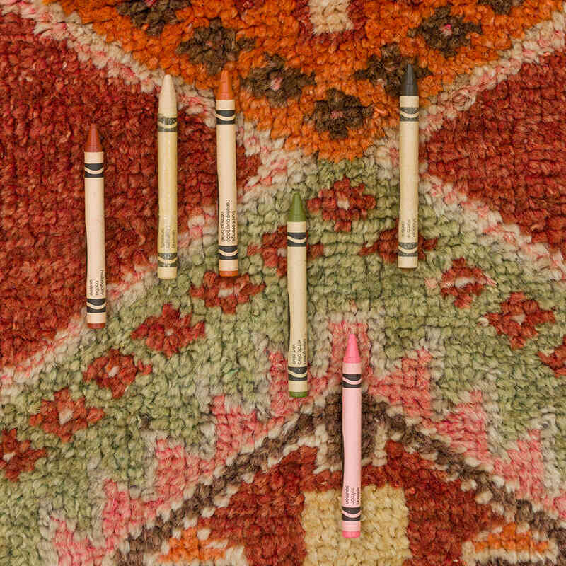 Vintage Tribal Runner Rug - 2' 10" x 14' 10" (34" x 178") - K0075892