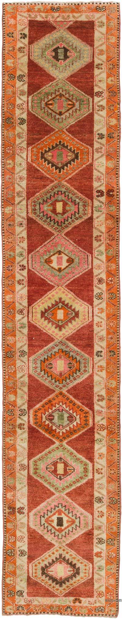 Vintage Tribal Runner Rug - 2' 10" x 14' 10" (34" x 178")