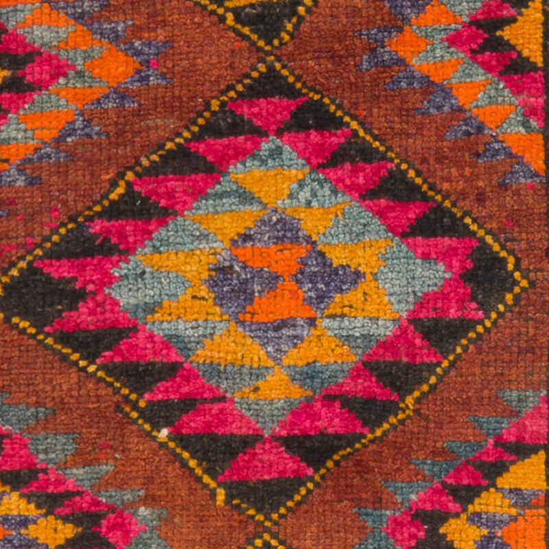 Alfombra Vintage de pasillo - 92 cm x 400 cm - K0075893