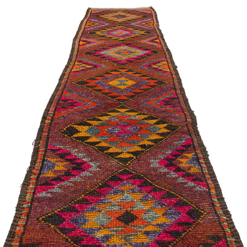 Alfombra Vintage de pasillo - 92 cm x 400 cm - K0075893