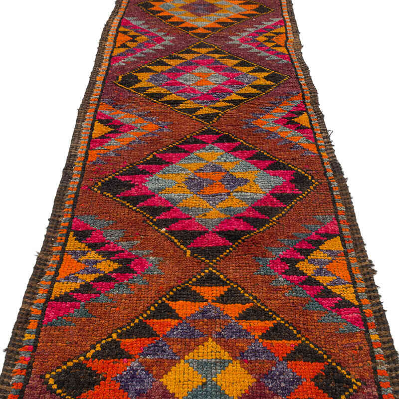Alfombra Vintage de pasillo - 92 cm x 400 cm - K0075893