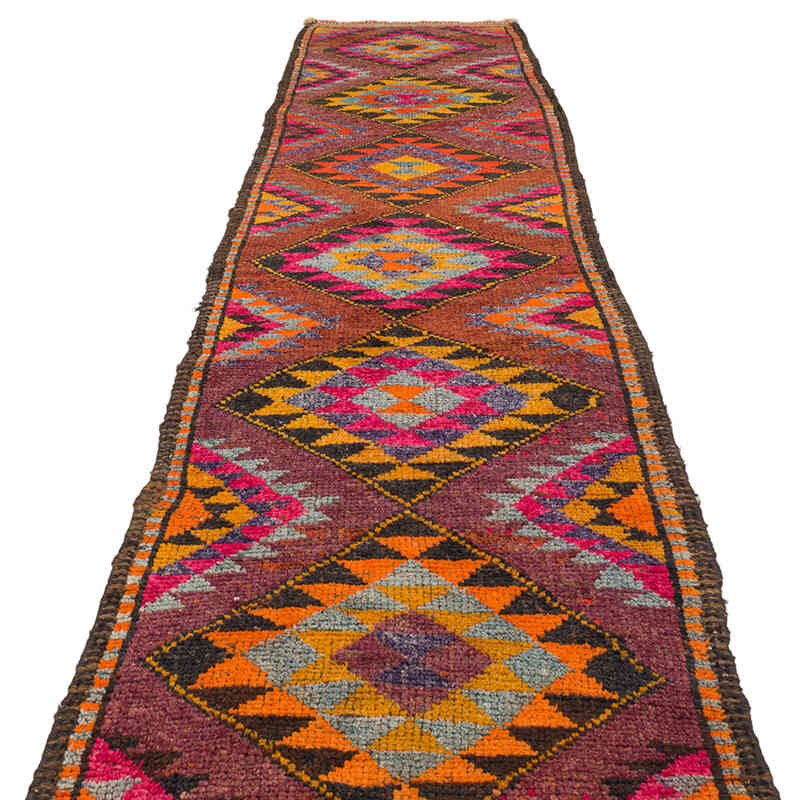 Alfombra Vintage de pasillo - 92 cm x 400 cm - K0075893