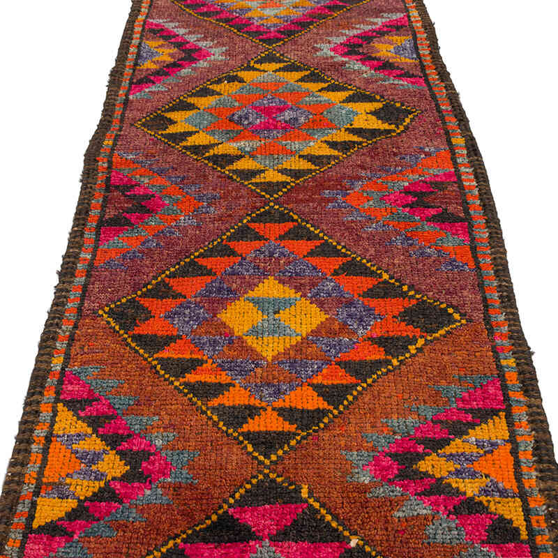 Alfombra Vintage de pasillo - 92 cm x 400 cm - K0075893