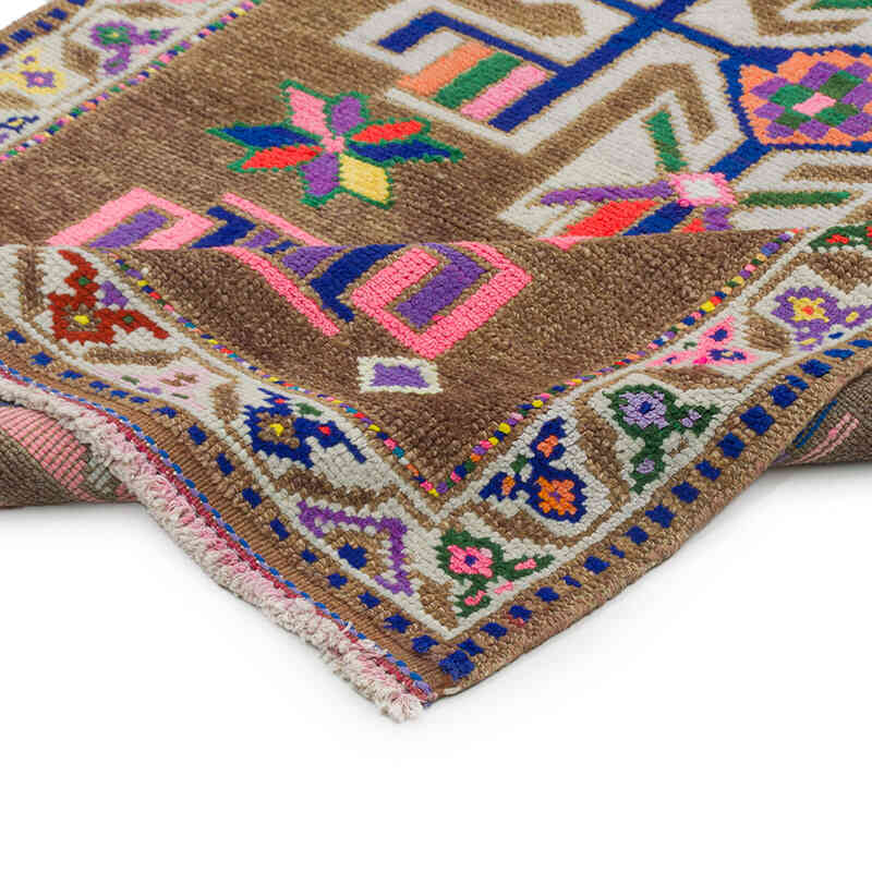 Alfombra Vintage de pasillo - 92 cm x 404 cm - K0075896