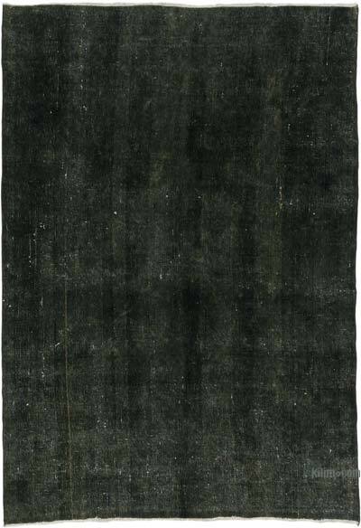 Over-dyed Vintage Hand-Knotted Turkish Rug - 7'  x 10' 2" (84" x 122")