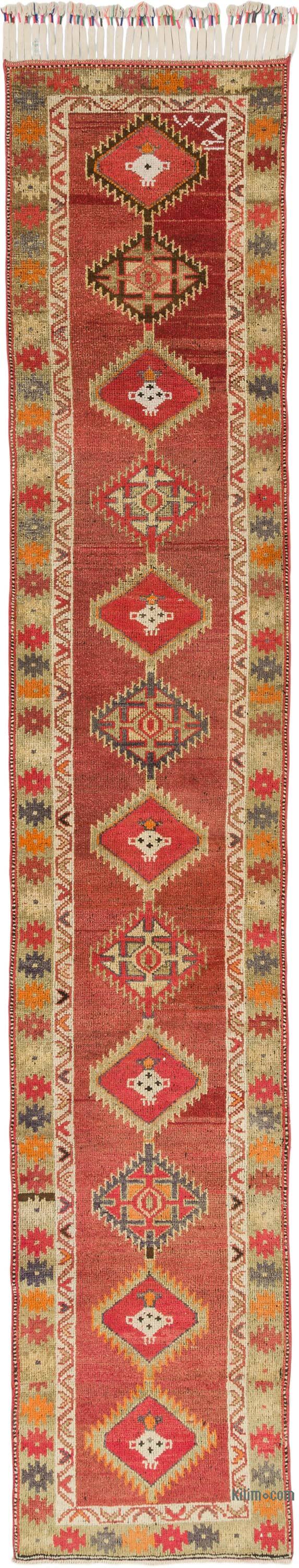 Vintage Anadolu Yolluk - 84 cm x 450 cm - K0075898