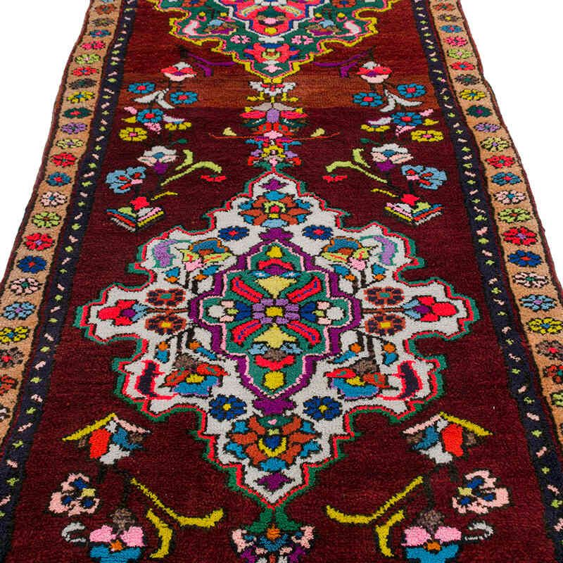 Alfombra Vintage de pasillo - 107 cm x 367 cm - K0075901