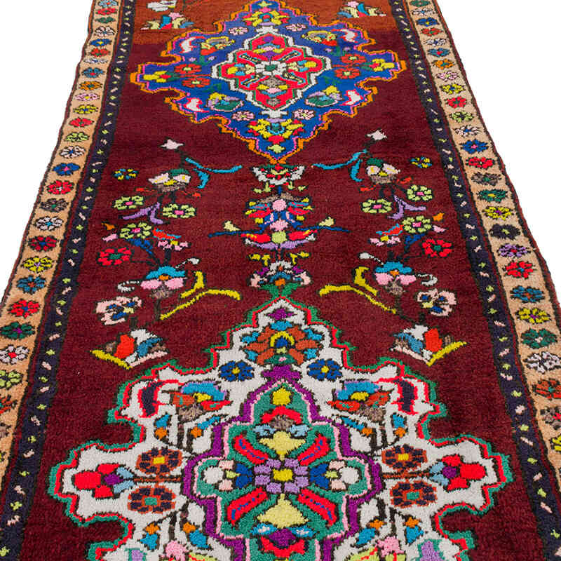 Alfombra Vintage de pasillo - 107 cm x 367 cm - K0075901
