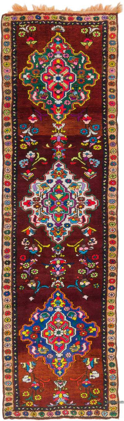 Vintage Anadolu Yolluk - 107 cm x 367 cm