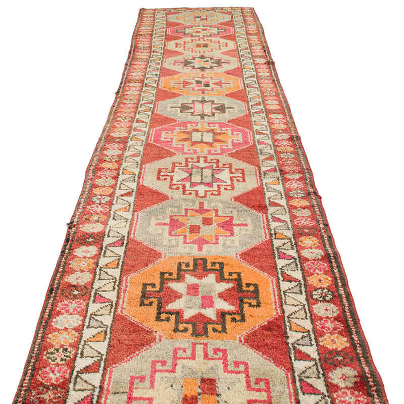 Vintage Anadolu Yolluk - 87 cm x 419 cm - K0075903