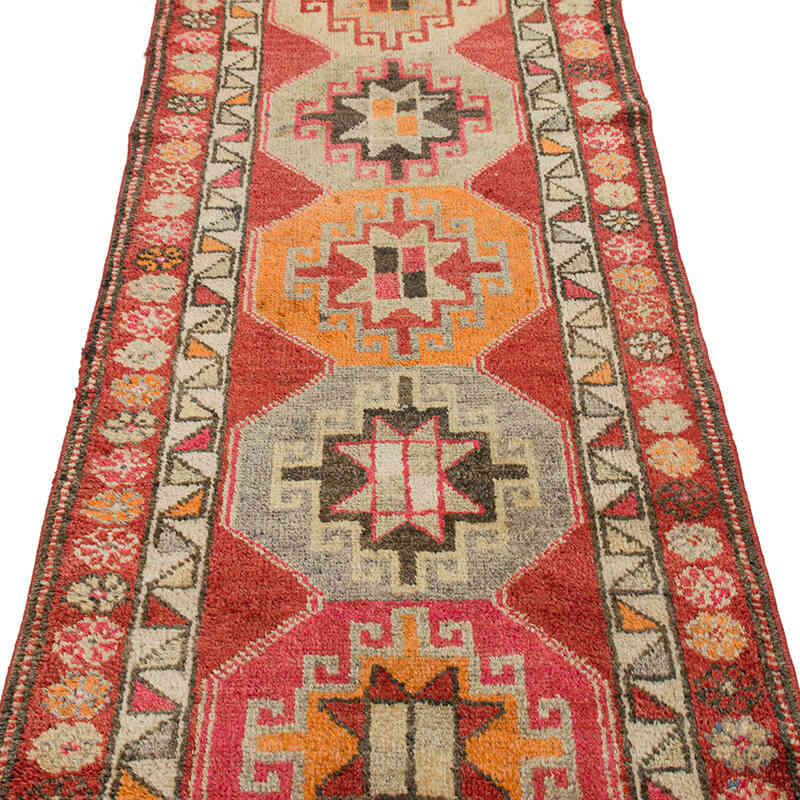 Vintage Anadolu Yolluk - 87 cm x 419 cm - K0075903