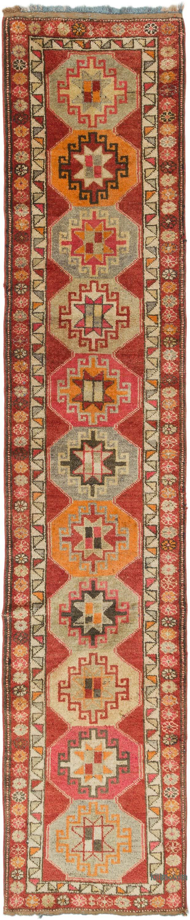 Vintage Anadolu Yolluk - 87 cm x 419 cm - K0075903