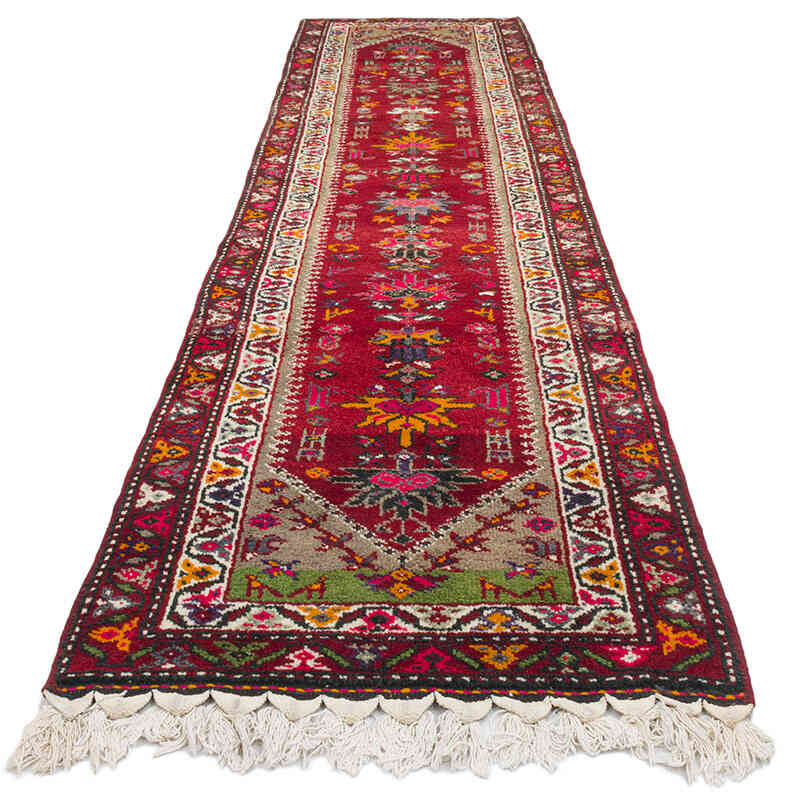 Vintage Anadolu Yolluk - 87 cm x 363 cm - K0075904
