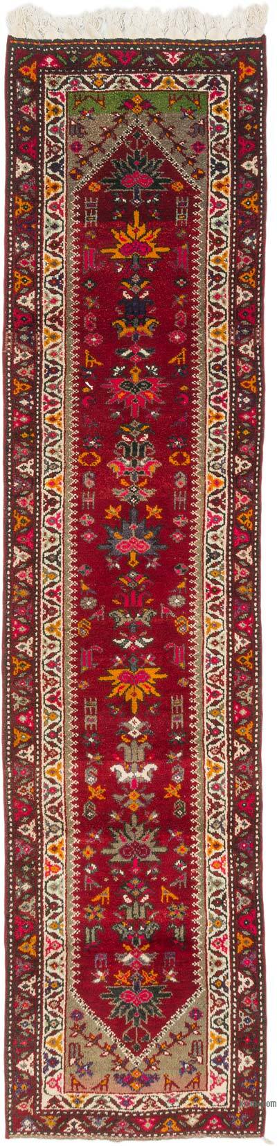Vintage Tribal Runner Rug - 2' 10" x 11' 11" (34" x 143")