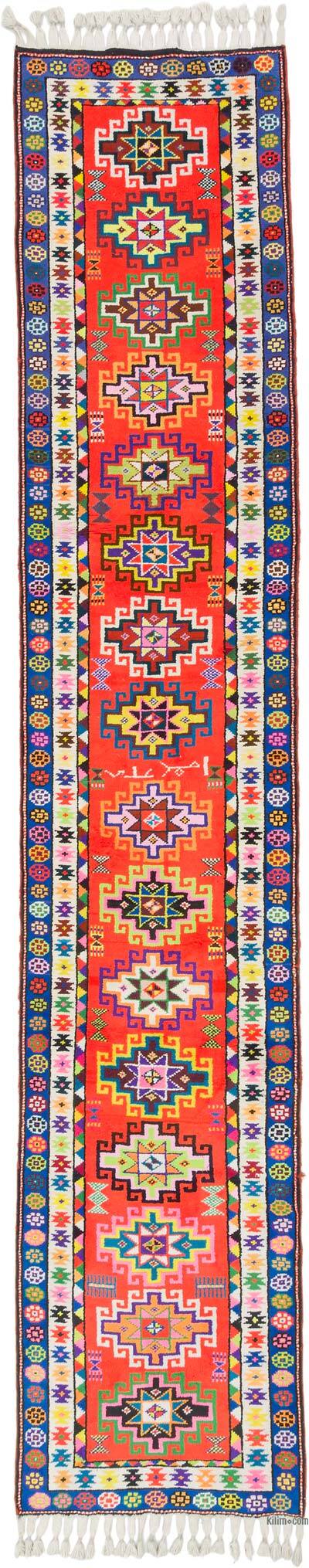 Vintage Tribal Runner Rug - 2' 9" x 13' 11" (33" x 167")
