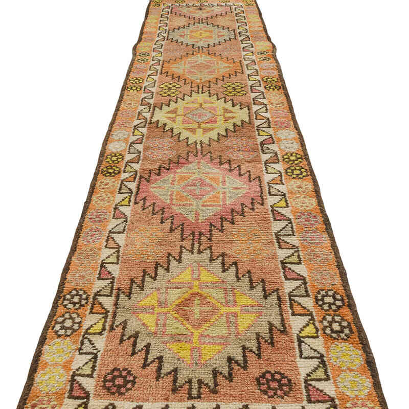 Vintage Tribal Runner Rug - 2' 9" x 13' 2" (33" x 158") - K0075907