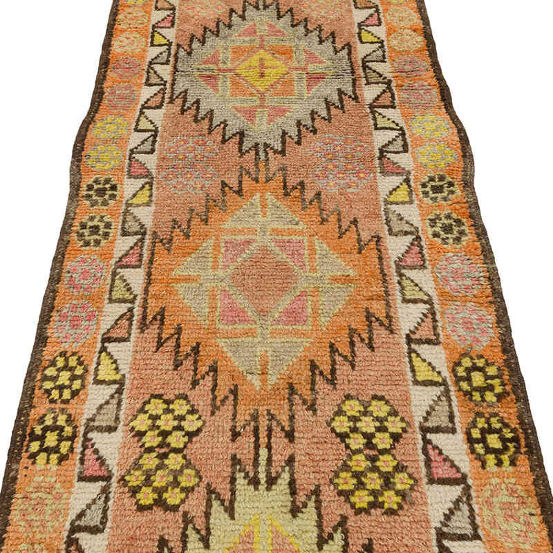 Vintage Tribal Runner Rug - 2' 9" x 13' 2" (33" x 158") - K0075907