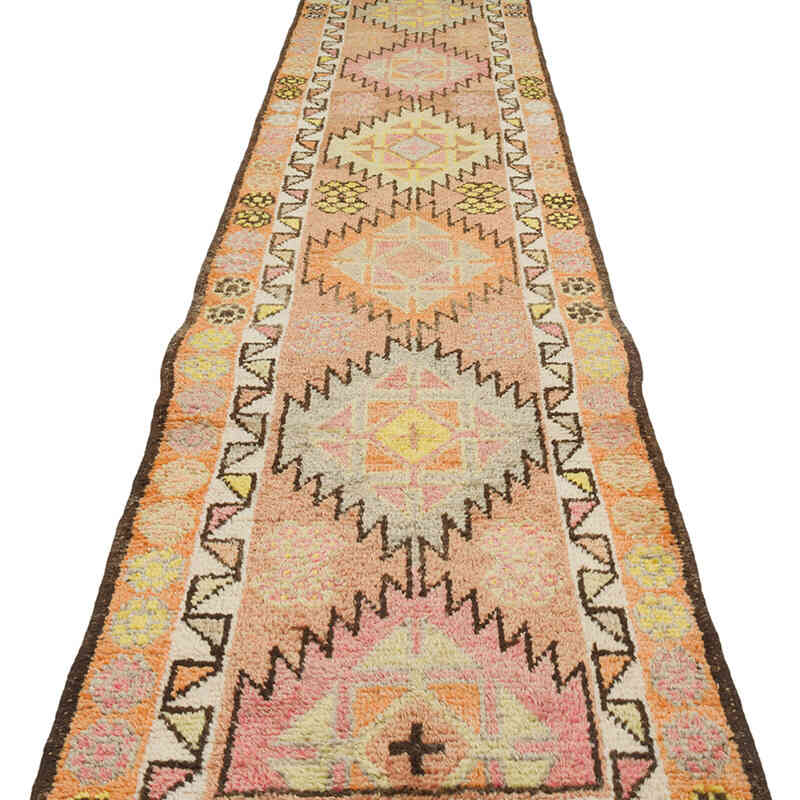 Vintage Tribal Runner Rug - 2' 9" x 13' 2" (33" x 158") - K0075907