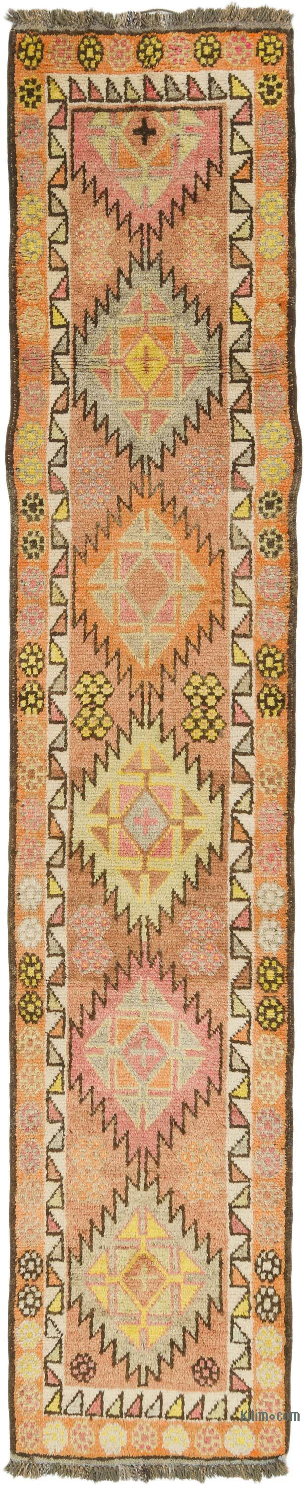 Vintage Tribal Runner Rug - 2' 9" x 13' 2" (33" x 158") - K0075907