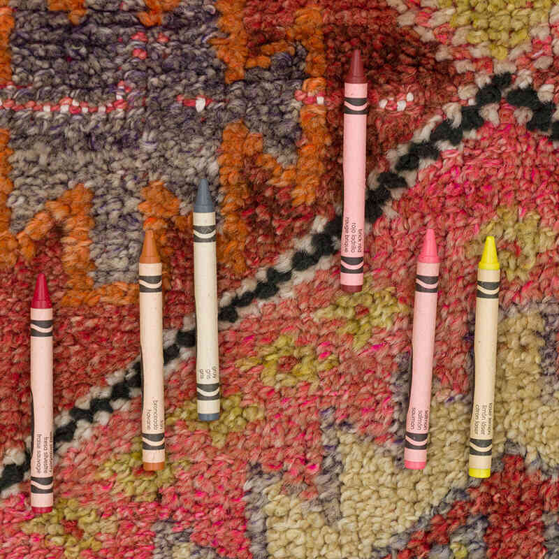 Alfombra Vintage de pasillo - 93 cm x 368 cm - K0075908