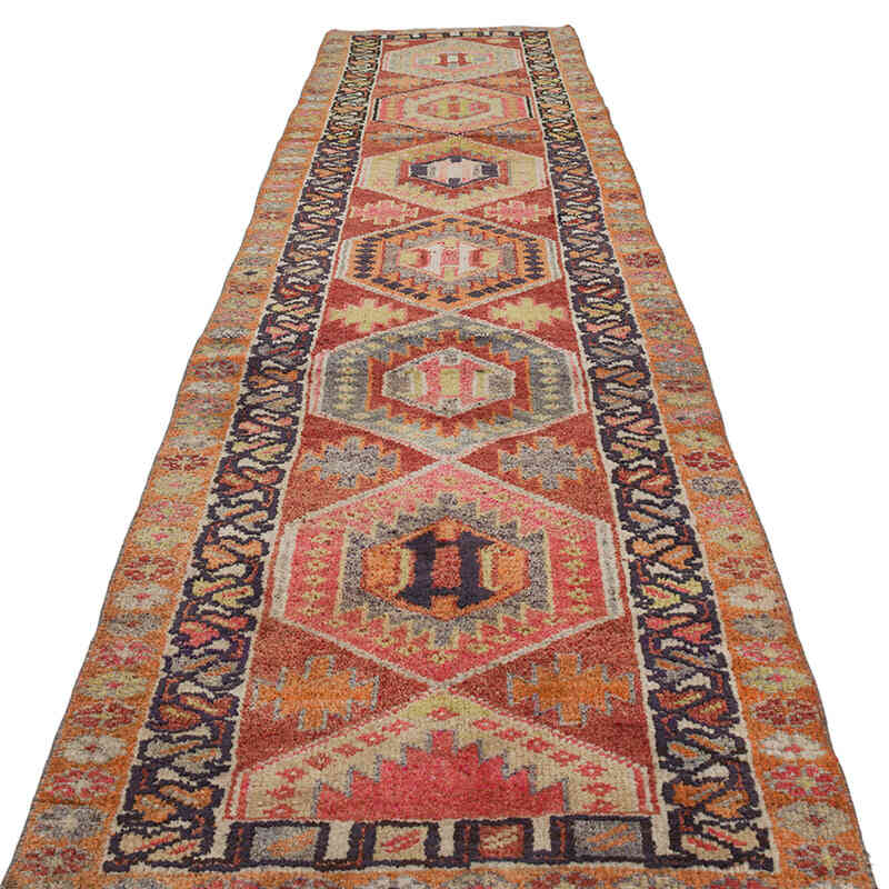 Alfombra Vintage de pasillo - 93 cm x 368 cm - K0075908