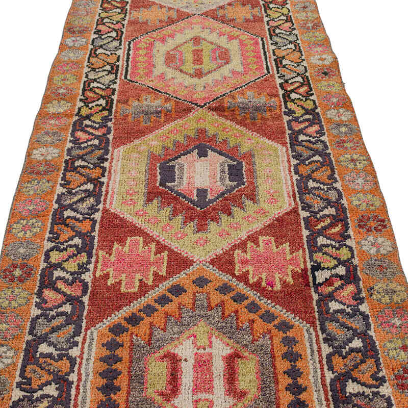 Alfombra Vintage de pasillo - 93 cm x 368 cm - K0075908