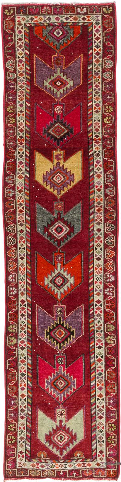 Vintage Anadolu Yolluk - 91 cm x 368 cm