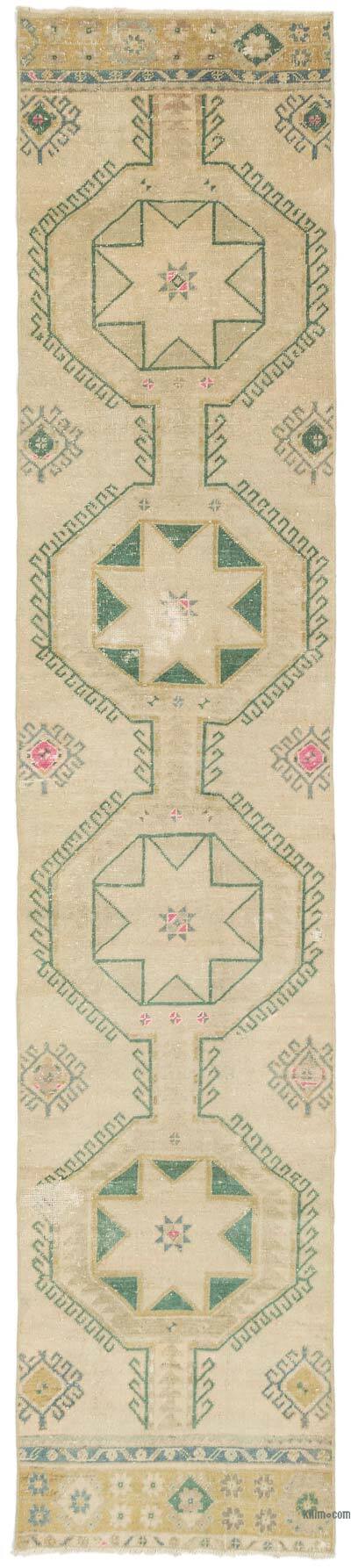 Alfombra Turca Vintage De Pasillo - 80 cm x 389 cm
