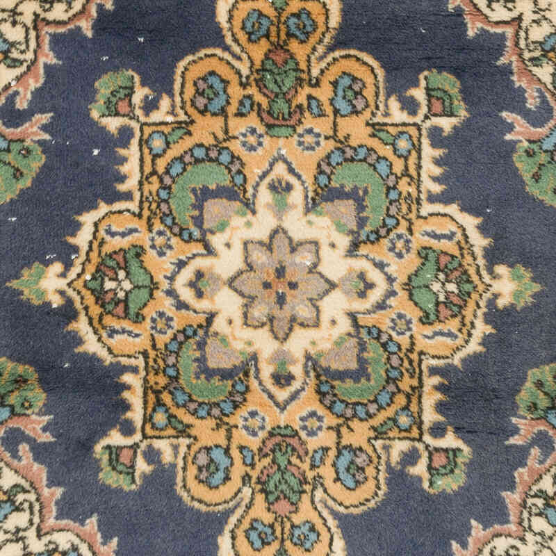 Alfombra Vintage Turca Anudada a Mano - 118 cm x 212 cm - K0075934