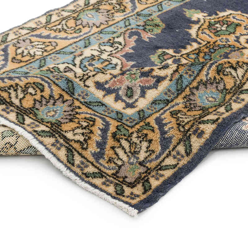 Alfombra Vintage Turca Anudada a Mano - 118 cm x 212 cm - K0075934