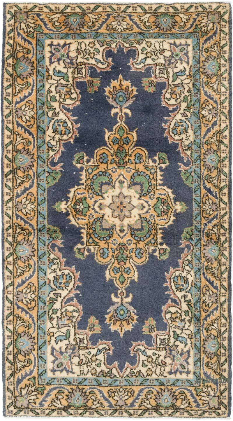 Alfombra Vintage Turca Anudada a Mano - 118 cm x 212 cm - K0075934