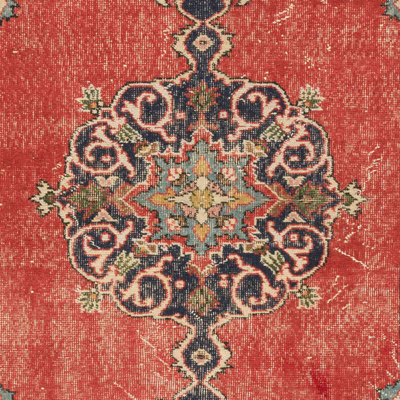 Alfombra Vintage Turca Anudada a Mano - 115 cm x 223 cm - K0075940