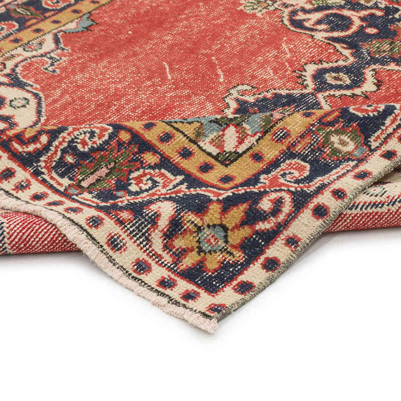 Alfombra Vintage Turca Anudada a Mano - 115 cm x 223 cm - K0075940